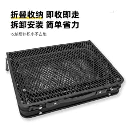 Outdoor Grid Folding Table Chair Set Portable Storage Camping Desk Lightweight Counter For Field BBQ Picnic