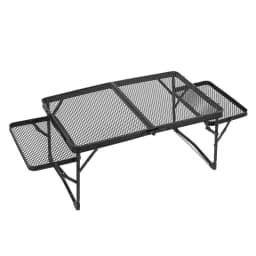 Outdoor Grid Folding Table Chair Set Portable Storage Camping Desk Lightweight Counter For Field BBQ Picnic