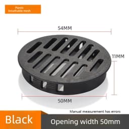 New! For 35/50mm Round Cabinet Air Duct Vent Plastic Louver Mesh Hole Plug Decoration Cover Wardrobe Grille Ventilation Systems