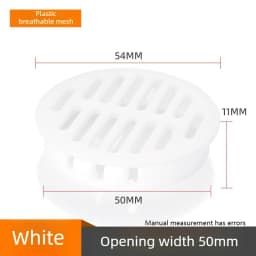 New! For 35/50mm Round Cabinet Air Duct Vent Plastic Louver Mesh Hole Plug Decoration Cover Wardrobe Grille Ventilation Systems