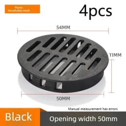 New! For 35/50mm Round Cabinet Air Duct Vent Plastic Louver Mesh Hole Plug Decoration Cover Wardrobe Grille Ventilation Systems