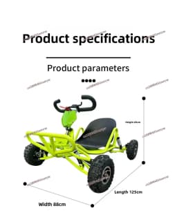 Off-Road Kart Adult Fuel Powered Outdoor Drift Kart Children's ATV Playground Electric Racing Kart for Outdoor Use