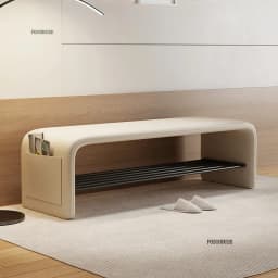 Luxury Shoe Change Stool Door Shoe Cabinet Modern Household Stools Integrated Minimalist Home Furniture Ottomans Bedroom Bench