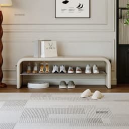 Luxury Shoe Change Stool Door Shoe Cabinet Modern Household Stools Integrated Minimalist Home Furniture Ottomans Bedroom Bench