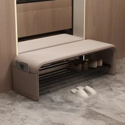 Luxury Shoe Change Stool Door Shoe Cabinet Modern Household Stools Integrated Minimalist Home Furniture Ottomans Bedroom Bench