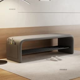 Luxury Shoe Change Stool Door Shoe Cabinet Modern Household Stools Integrated Minimalist Home Furniture Ottomans Bedroom Bench