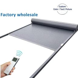 Any Size Custom Modern Fixed Aluminum Awning Polyurethane Roof Outdoor UV Heat Resistant Electric Adjustable Canopy