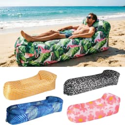 Portable Air Sofa Bed Inflatable Sofa Outdoor Inflatable Bed Outdoor Beach Bed Lazy Inflatable Camping Music Festival Rest Sofa