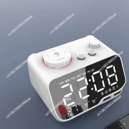 Bedhead Radio Alarm Clock Sound System Bedroom Clock Bluetooth Speaker USB Connection Phone Charging home 1 piece