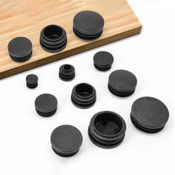 2-100Pcs Round Plastic Blanking End Cap 10mm- 140mm Chair Table Feet Cover Tube Pipe Insert Plugs Bungs Stoppers Round Cap