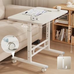 Adjustable Bedside Table Movable Lifting Bedside Desk Sofa Side Table Computer Desk Office Ergonomic Study Table Home Office