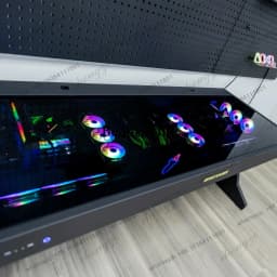 A68 Computer chassis integrated table, two hosts can be installed for two people, cool large chassis table,