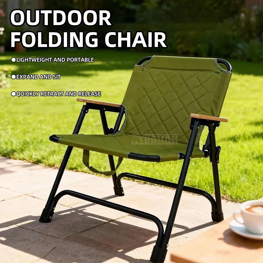 Outdoor Folding Chair – Lightweight / Portable, for Camping, Picnic, Beach, Hiking