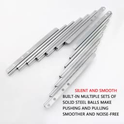 Invisible Dining Table Telescopic Guide Rail Multifunctional Aluminum Alloy Folding Bar Extension Slide Rail
