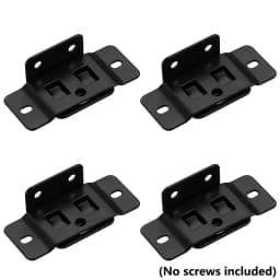 4 Pairs Metal Fixing Buckle Two in One Insert Furniture Laminate L Shaped 90 Degree Connector Bracket Hardware Easy Install Home