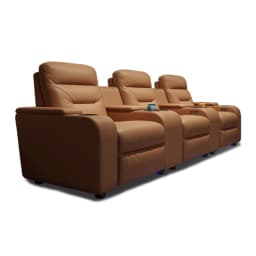 xx- Genuine Leather Sofa set With POWER RECLINING SEATS, Theater Electric Recliner Couch Nordic Seating Room Cinema Sofas^