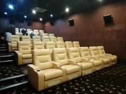 xx- Genuine Leather Sofa set With POWER RECLINING SEATS, Theater Electric Recliner Couch Nordic Seating Room Cinema Sofas^