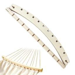 2pcs Hammock Swing Spreader Bar Wooden Detachable Portable Support Hammock Replacement Parts for Camping Backyard Patio