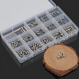 M3 M4 M5 M6 M8 304 316 Stainless Steel Hex Socket Drive Cone Dog Flat Cup Point Set Screw Assortment Kit Allen Head Grub Bolt