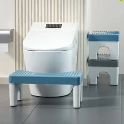 From China Thickened Toilet Stool Home Use Bathroom Chair Children Pregnant Women Footrest Plastic Material