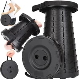 Collapsible Compact Stool Load Bearing Portable Camping Seat Ultra Light Hiking Fishing Outdoor Activities Bus Subway Commuting