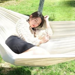 Outdoor Single Dormitory Swing Exit Wear-resistant Thick Striped Hammock Camping Picnic Fishing Travel Portable Hammock