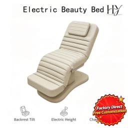 3 Motor Electric Beauty Bed Germany Warehouse Fast Delivery Adjustable Massage Table for Spa Salon Tattoo