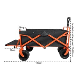 Vagon Plegable Foldable Beach Picnic Heavy Duty Collapsible Folding Wagon Garden Cart Trolley Camping Cart