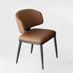 2026 New Italian Minimalist Light Luxury Dining Chair Padded Backrest Upholstered Side Chair For Home Dining Cafe