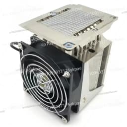 5.6 Heat Pipe Square Rectangular LGA3647 3U 4U Side Blowing CPU Radiator Fan 205W