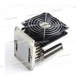 5.6 Heat Pipe Square Rectangular LGA3647 3U 4U Side Blowing CPU Radiator Fan 205W