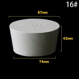 1-5Pcs White Tapered Solid Rubber Stopper Bung Plug 8-145mm Multi Sizes Lab Test Tube Bottle Water Pipe Hole Sealing Plug