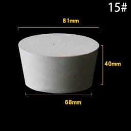 1-5Pcs White Tapered Solid Rubber Stopper Bung Plug 8-145mm Multi Sizes Lab Test Tube Bottle Water Pipe Hole Sealing Plug