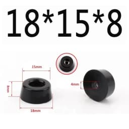 Pad Protection Rubber Rubber Feet Round Fine Grips Bumper Pad Anti-Slip Non Slip Pads Table Chair Use