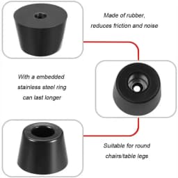 Pad Protection Rubber Rubber Feet Round Fine Grips Bumper Pad Anti-Slip Non Slip Pads Table Chair Use