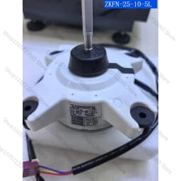 Variable Frequency Air Conditioner Outdoor Unit Cooling Motor ZKFN-25-10-5L Three Wire DC Motor 25W