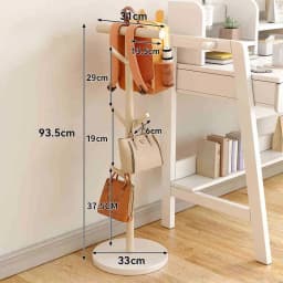 Freestanding Metal Coat Rack Heavy Duty Backpack Holder Floor Garment Hat Umbrella Organizer for Entryway Bedroom