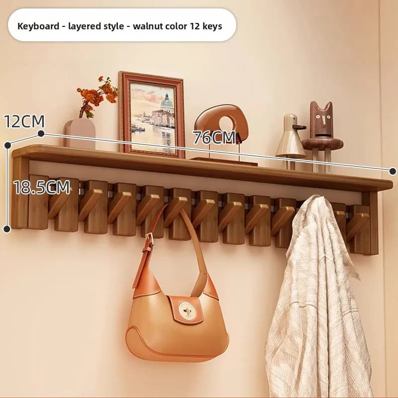 Coat Rack Piano Keys Hang Hangers, Wall Hangers Porch Hangers Do Not Take Up Space Living Room Entrance Door Hooks Coat Hangers