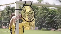 Football Soccer Shooting Target Net, For Precision Training, Easy to Attach and Detach to The Goal, Outdoor Practice Training