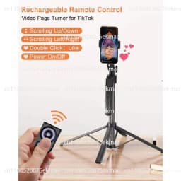 Video Blog Kit Face Tracking Tripod, Light Ray Microphone, Wireless Microphone, Remote Control