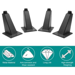 4 Pcs Adjustable Metal Furniture Leg Sofa Bed TV Cabinet Legs Furniture Feet Thick Aluminum Alloy Table Cabinets Feets