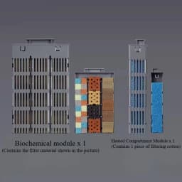 Fish Tank Filter Media Physical Module Biochemical Module Heating Compartment Module Accessories