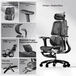 Office Mesh Chair Ergonomic Executive Computer Gaming Furniture Modern Swivel Rolling Adjustable Silla Gaming Ergonomic Chair