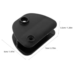 Black Plastic Roma Umbrella Bracket Heavy Duty Weather Resistant Outdoor Patio Garden Balcony Parasol Stand Replacement Part