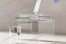 New arrive VVCAcrylic creative transparent integrated dresser light luxury modern simple desk