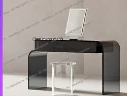 New arrive VVCAcrylic creative transparent integrated dresser light luxury modern simple desk