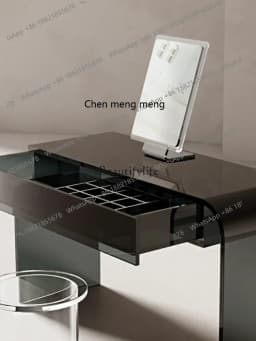 New arrive VVCAcrylic creative transparent integrated dresser light luxury modern simple desk