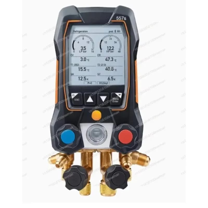 Intelligent Digital Manifold with Bluetooth and Bidirectional Valve Group with Fixed Cable Clamp Temperature Probe 557s