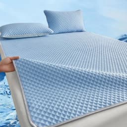 Summer Cooling Mattress Breathable Skin-friendly Ice Silk Bed Mat Pad Washable Smooth Air Condition Cushion 90/120/150/180*200cm
