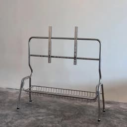 Home Nordic TV Stands Multifunctional Stainless Steel Rolling TV Stand with Storage for Various Spaces Living Room Furniture
